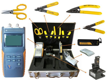 Kits para limpieza y conectorización de fibra óptica