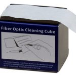 Cubo para limpieza de conectores de fibra óptica