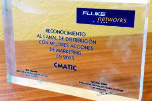 CMATIC, premio “A las Mejores Acciones de Marketing” en el canal de Fluke Networks 