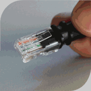 PatchClip clips de colores para identificación de conectores RJ45