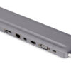 Docking station universal con USB tipo C para ordenadores portátiles de 12”