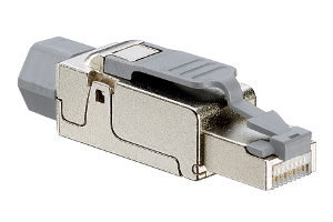 Conector apantallado Cat 6A universal