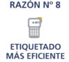 Razón 8 etiquete los resultados con eficiencia