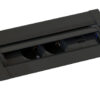 Cajas de conexiones con tapa deslizante para encastrar en mobiliario