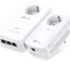Kit Powerline Wi-Fi AC Gigabit AV1300 con enchufe y tres puertos Gigabit