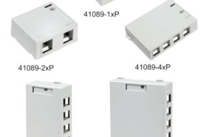 Cajas de montaje superficial para conectores QuickPort