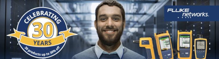 Campaña Fluke Networks cumple 30 años con descuentos de hasta un 30%