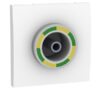 Módulo con placa 45×45 y conector equipotencial para centros sanitarios