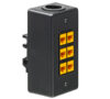 Módulo carril DIN QuickPort® universal para sistemas de cableado estructurado