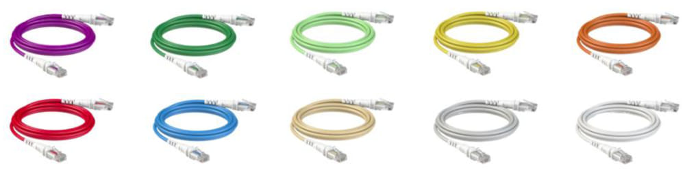 Sistema de identificación de cable RJ45 en versión SLIM y diez colores